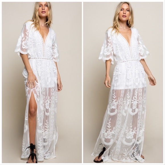 Strawberry Fields Hand-weaved Lace Dress - Picture 7 of 13